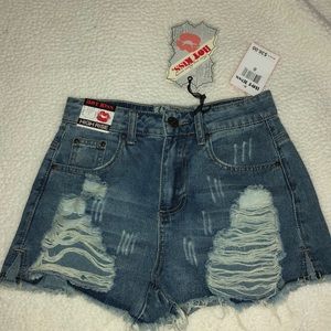 Hot Kiss High-Rise Shorts NWT